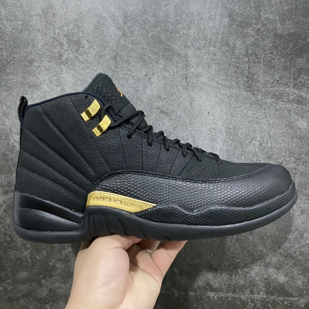 虎扑外贸版Air Jordan 12 “Black Taxi” AJ12黑金扣 2022最好版本 陆续开始少量出货 国外爆炸款 尺码:40-47.5-选品中心