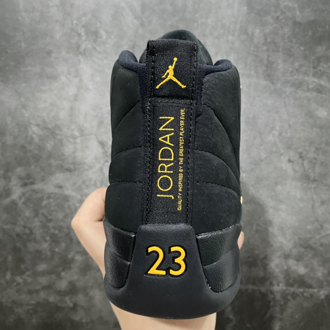 图片[3]-虎扑外贸版Air Jordan 12 “Black Taxi” AJ12黑金扣 2022最好版本 陆续开始少量出货 国外爆炸款 尺码：40-47.5-选品中心
