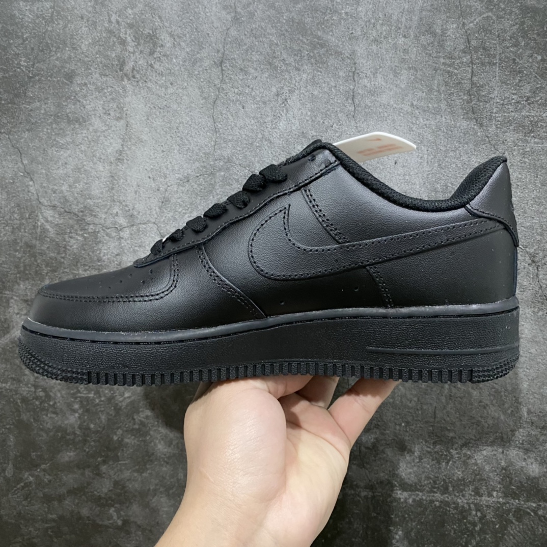 图片[2]-渠道版Air Force 1空军纯黑低帮CW2288-001 知名纯原大厂出品 完美鞋型细节 裁片清洁度完美 硬质头层皮料 市场纯黑最好的一家 尺码：36-45-选品中心