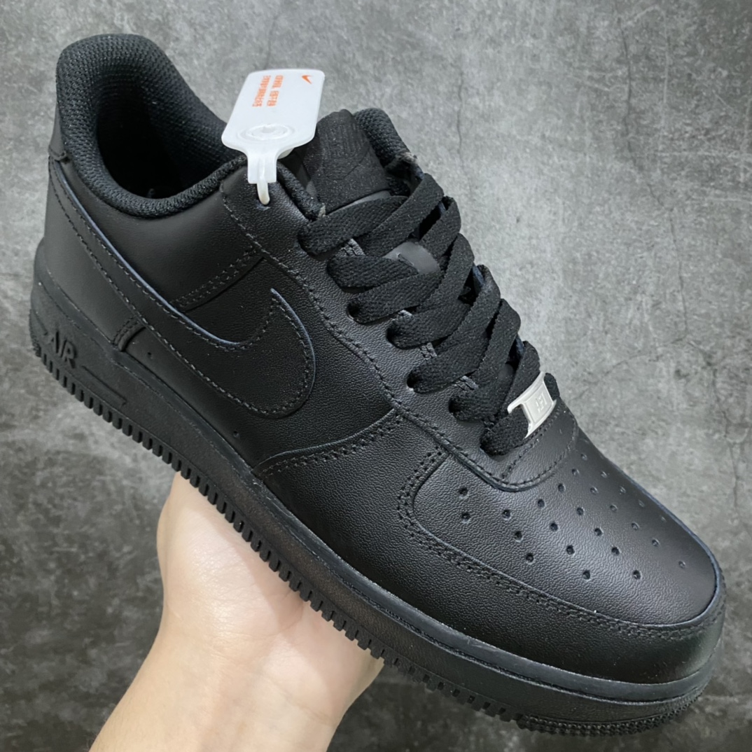 图片[4]-渠道版Air Force 1空军纯黑低帮CW2288-001 知名纯原大厂出品 完美鞋型细节 裁片清洁度完美 硬质头层皮料 市场纯黑最好的一家 尺码：36-45-选品中心