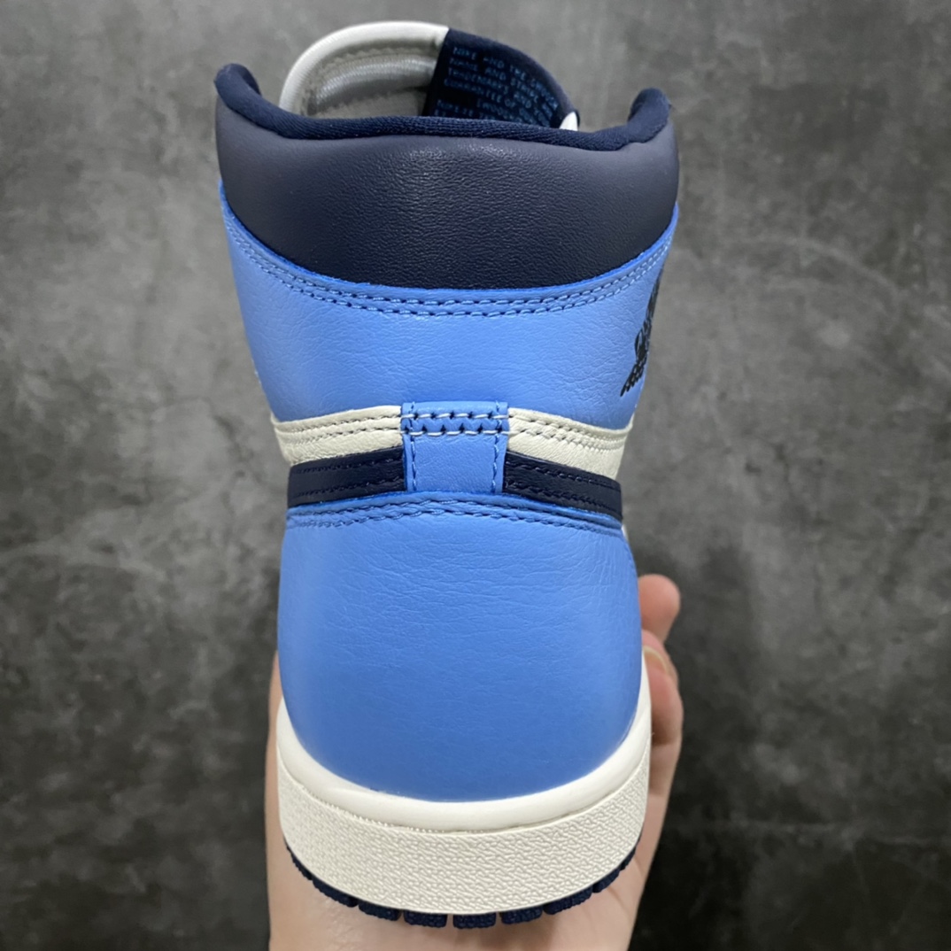 图片[4]-莞产纯原AJ1黑曜石全码补货 除了LJR外 此版本我见过最好的版本 全鞋使用原厂皮料打造 鞋型同步原鞋 后跟完美小蛮腰弧度 电脑针车完美走线 超高清洁度 飞翼压印深度完美 找不到任何缺点的版本 零售高价必备版本 货号：555088-140 尺码：40.5-47.5-选品中心