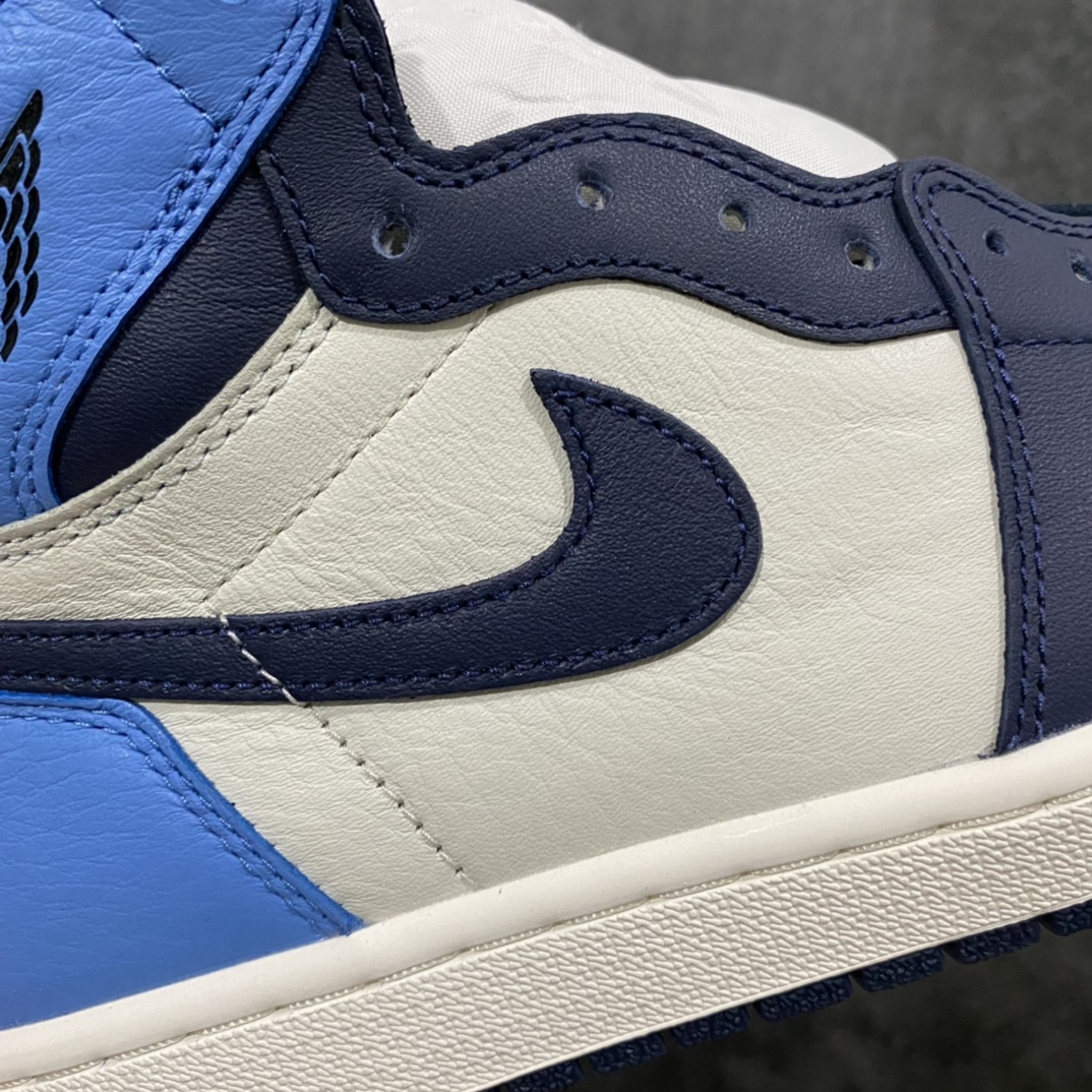 图片[2]-中底刷胶走线看懂的大神就知道货品，重针处有交叉针，皮料勾子飞翼做工自己感受一下，配件鞋带包装大小也是1：1定制，原厂织唛标 原厂钢印 鞋盒外标有凹凸感 细节吊打市场各位伪纯原   莞产纯原AJ1黑曜石全码补货 除了LJR外 此版本我见过最好的版本 全鞋使用原厂皮料打造 鞋型同步原鞋 后跟完美小蛮腰弧度 电脑针车完美走线 超高清洁度 飞翼压印深度完美 找不到任何缺点的版本 零售高价必备版本 货号：555088-140 尺码：40.5-47.5-选品中心