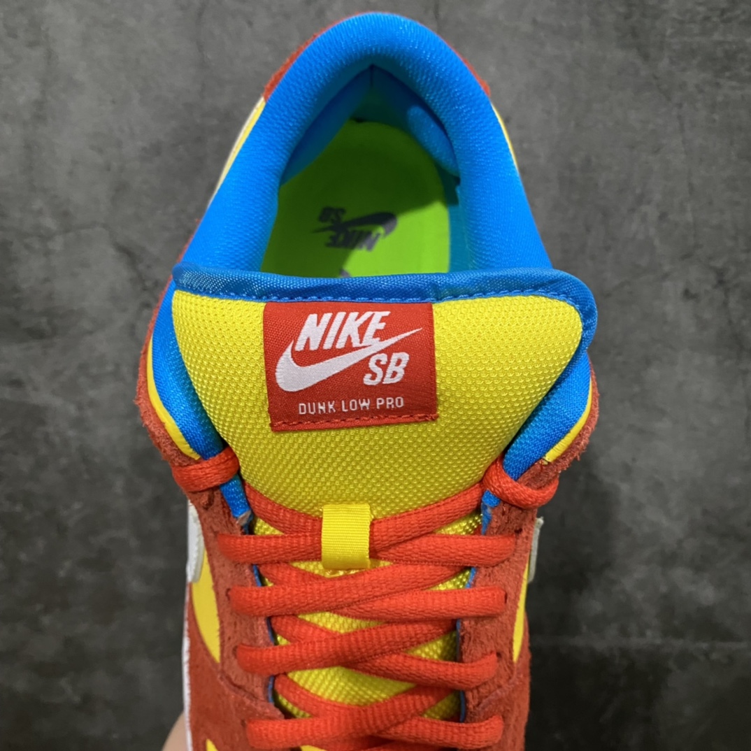 图片[9]-新G版纯原 Nike SB Dunk Low Pro \”Bart Simpson\” 辛普森 升级原厂皮料 全新购入新冲刀 正确配件原盒，原厂自组大底，无解鞋型 正确中底四线拉帮，原厂中底布 正确鞋带配件区别市面通货 正确全网唯一正确鞋型，一个鞋头秒杀市面所有货，自己看 货号：BQ6817 602 尺码：35.5/47.5-选品中心