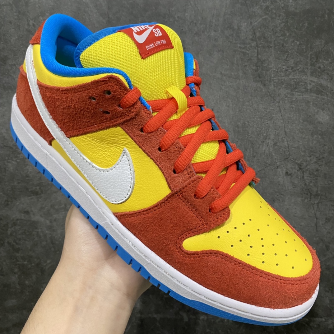 图片[4]-新G版纯原 Nike SB Dunk Low Pro \”Bart Simpson\” 辛普森 升级原厂皮料 全新购入新冲刀 正确配件原盒，原厂自组大底，无解鞋型 正确中底四线拉帮，原厂中底布 正确鞋带配件区别市面通货 正确全网唯一正确鞋型，一个鞋头秒杀市面所有货，自己看 货号：BQ6817 602 尺码：35.5/47.5-选品中心