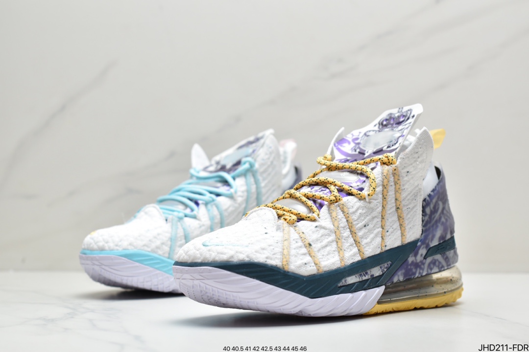 190 真标耐克Nike Lebron XVIII EP 勒布朗 詹姆斯18代时尚休闲运动篮球鞋DB8148