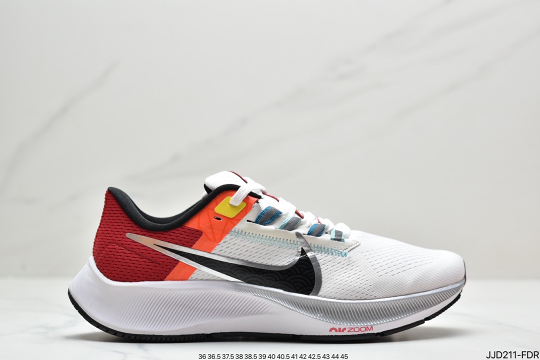 130 真标耐克Pegasus 38 登月38代系列九针眼网纱透气缓震疾速跑鞋 DQ8575