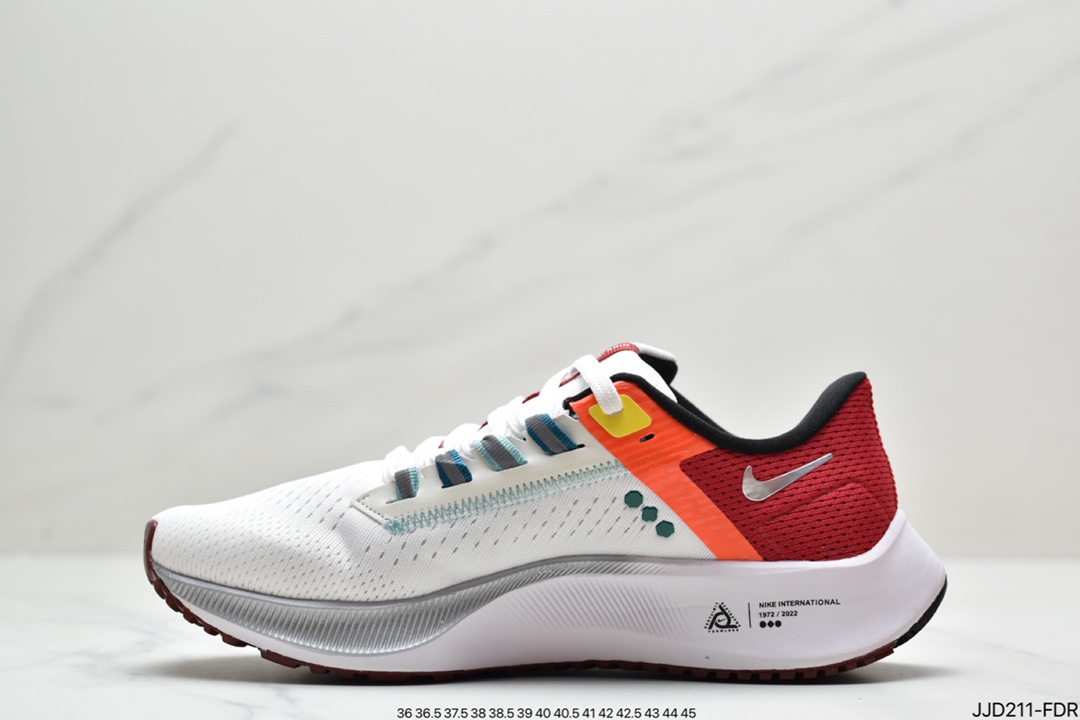 130 真标耐克Pegasus 38 登月38代系列九针眼网纱透气缓震疾速跑鞋 DQ8575