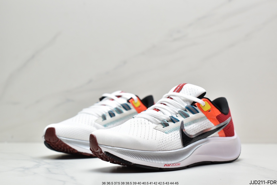 130 真标耐克Pegasus 38 登月38代系列九针眼网纱透气缓震疾速跑鞋 DQ8575