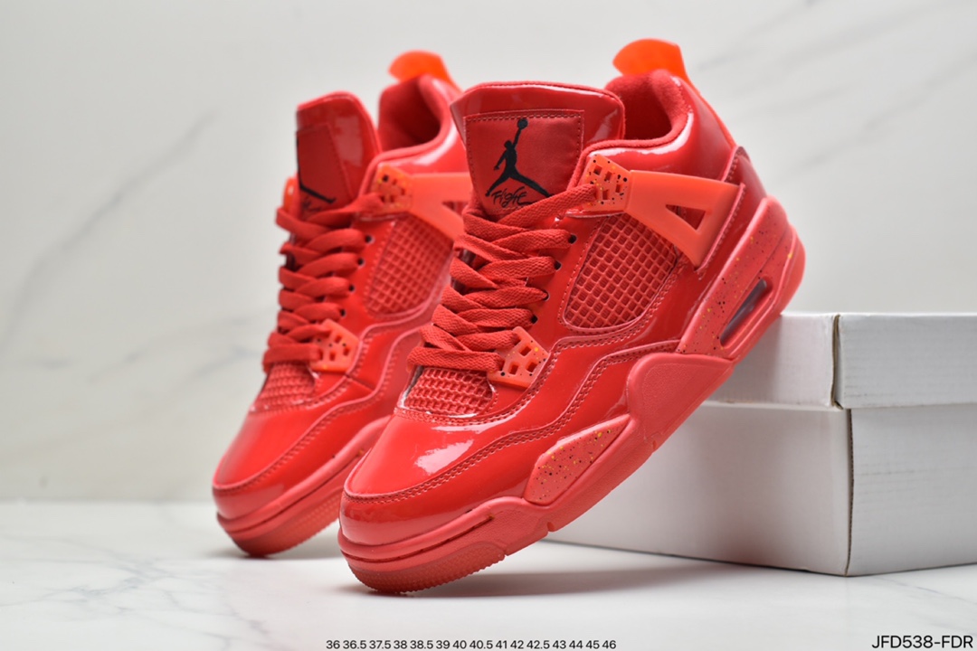 170 真标Air Jordan 4 RLX Retro NRG AJ4 乔4 漆皮镜面篮球鞋