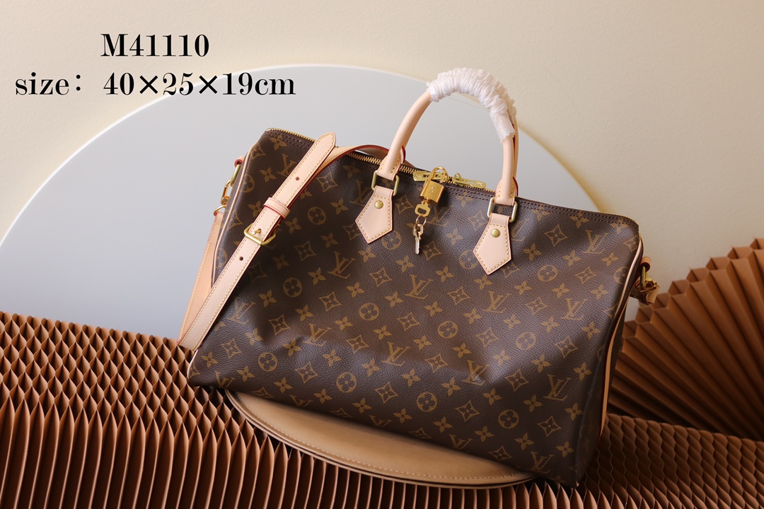 Louis Vuitton LV Speedy Bags Handbags Monogram Canvas Cowhide Fashion