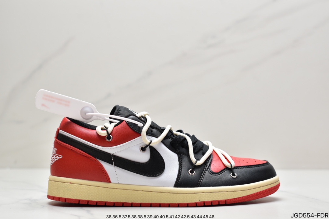 180 Air Jordan 1 Low AJ1 乔1低帮文化篮球鞋 湖人蓝黄 553560