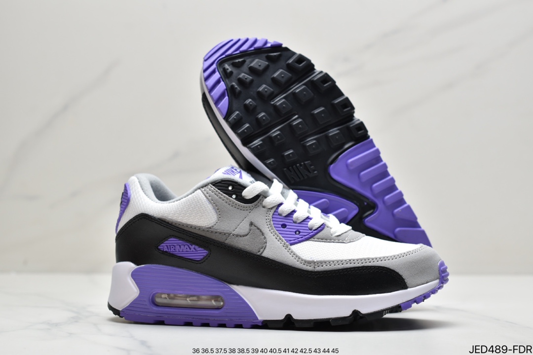 150 真标耐克NIKE AIR MAX 90 男女复古元年气垫缓震跑鞋