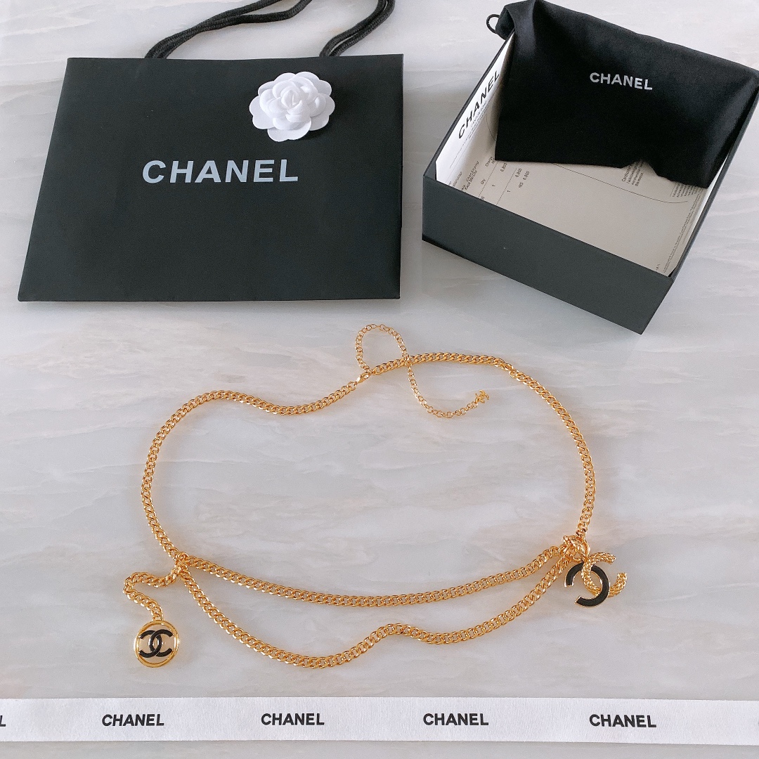 chanel spring and summer new products metal and resin gold and white, pink, black brass gold metal one size