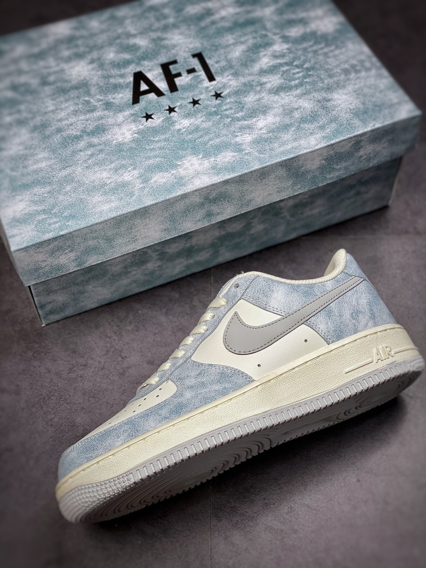 240 Nike Air Force 1 Low 07 湖水蓝3M反光CL5568-663