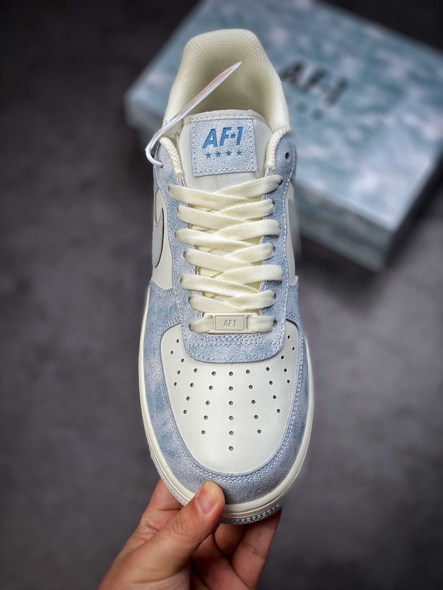 240 Nike Air Force 1 Low 07 湖水蓝3M反光CL5568-663