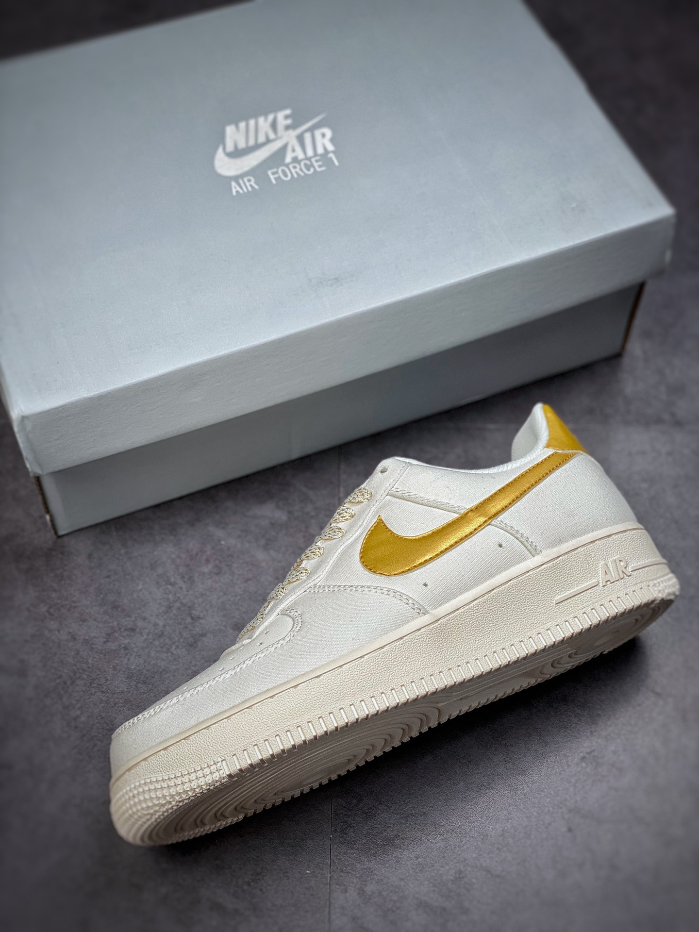 220 Nike Air Force 1 Low 07 白帆布金钩 #原楦头原纸板 315122-108