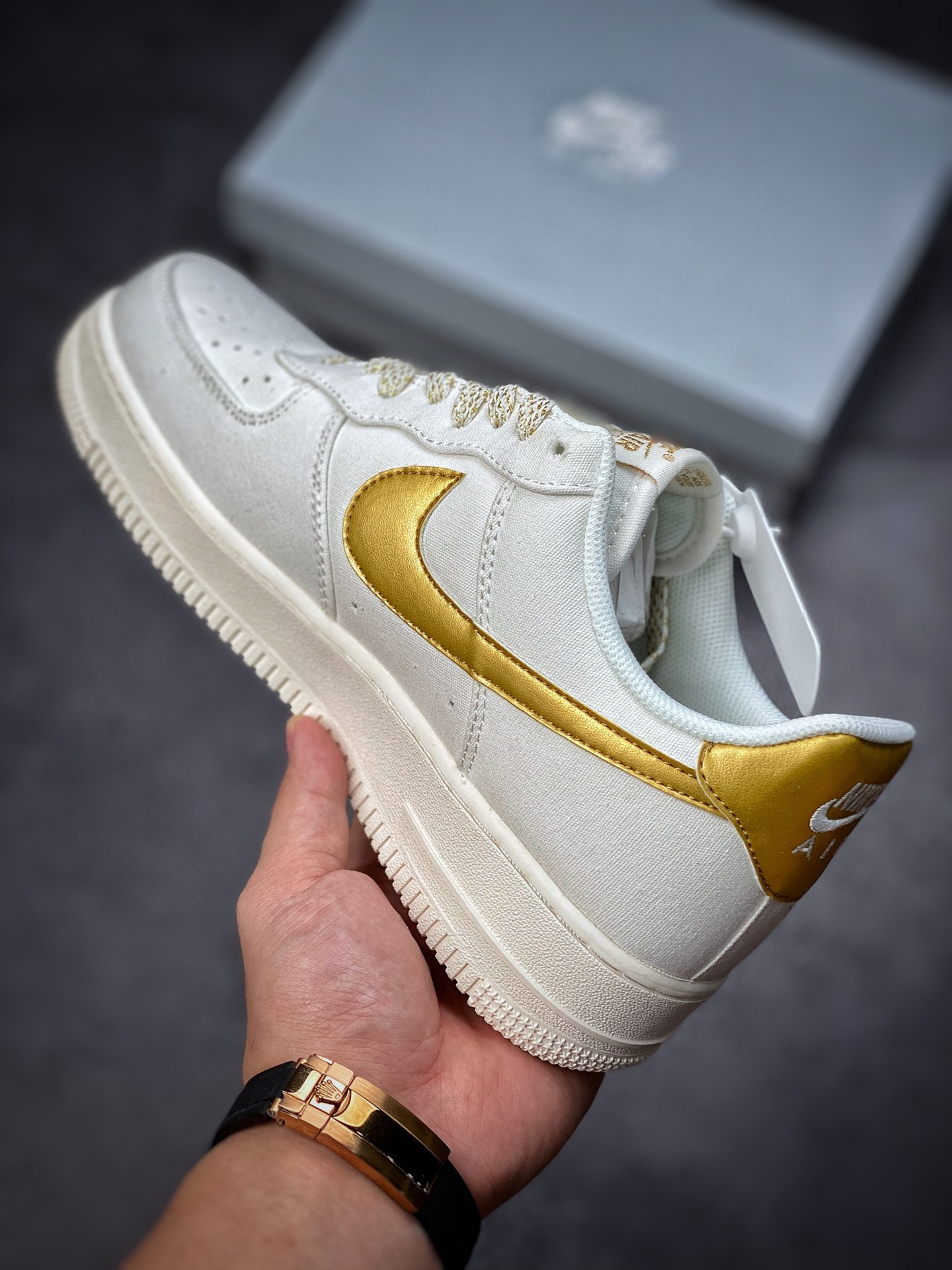 220 Nike Air Force 1 Low 07 白帆布金钩 #原楦头原纸板 315122-108