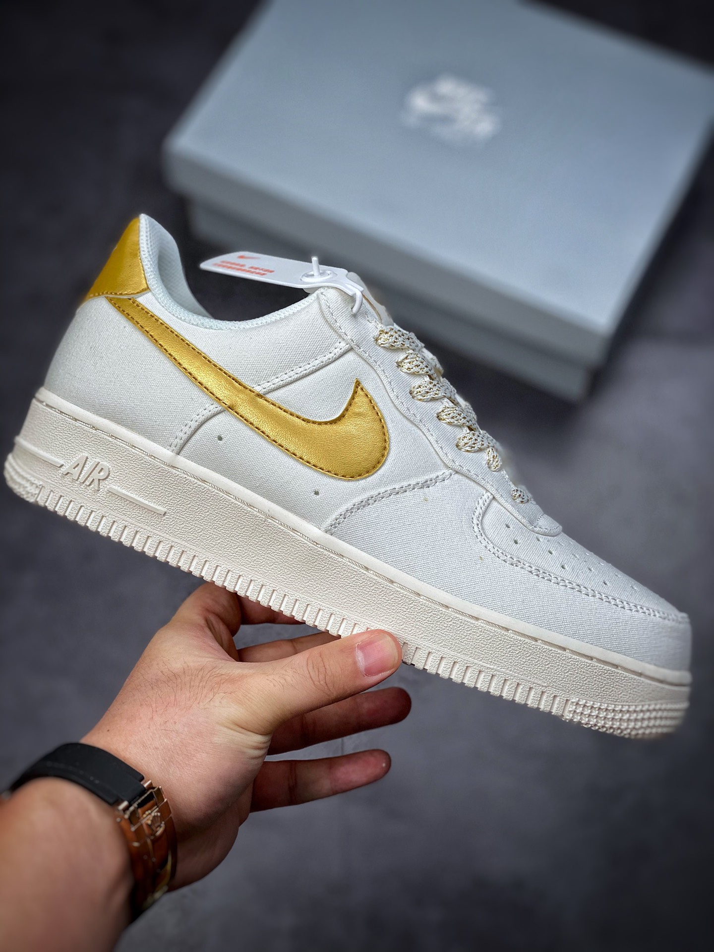 220 Nike Air Force 1 Low 07 白帆布金钩 #原楦头原纸板 315122-108