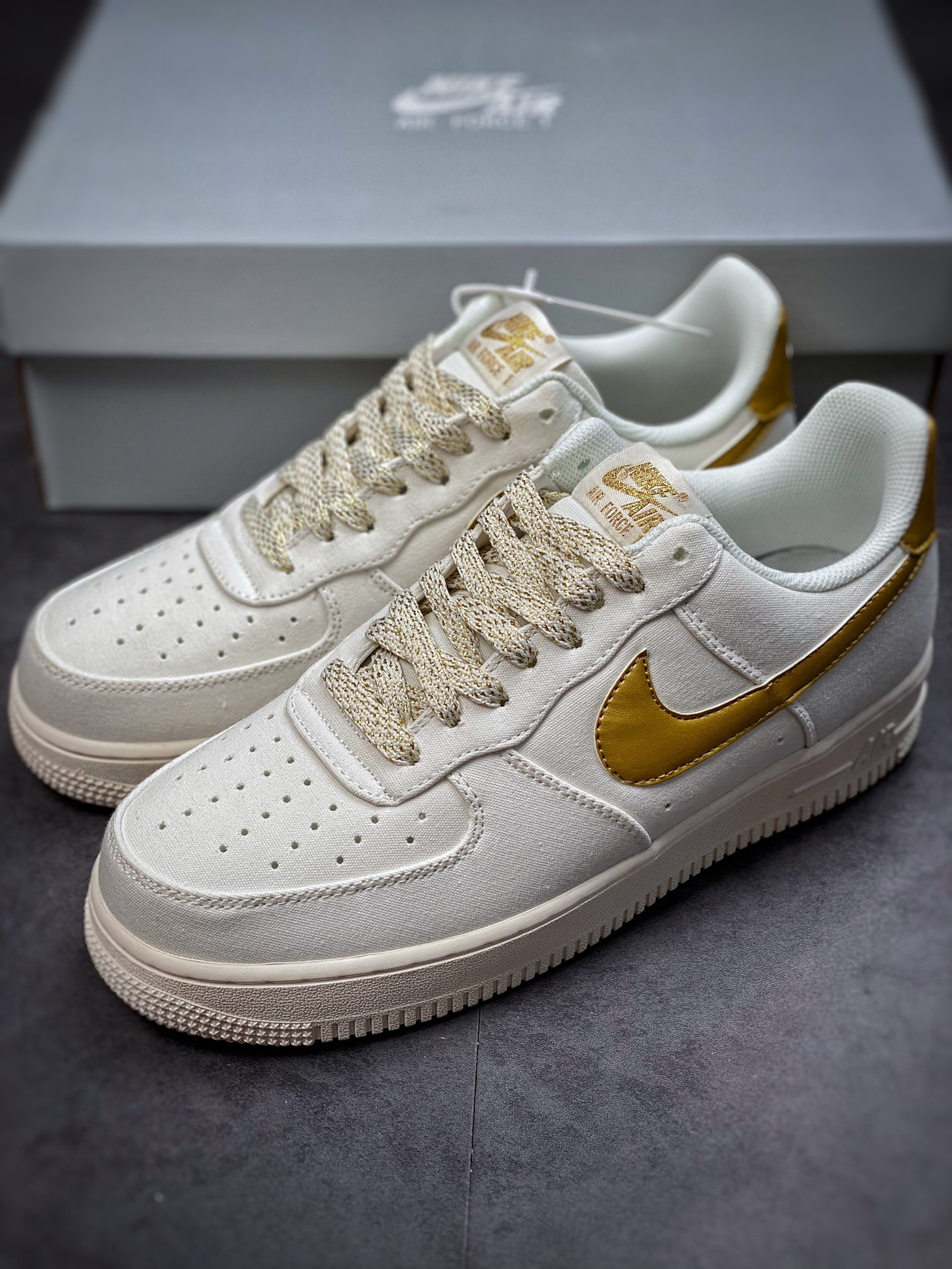 220 Nike Air Force 1 Low 07 白帆布金钩 #原楦头原纸板 315122-108