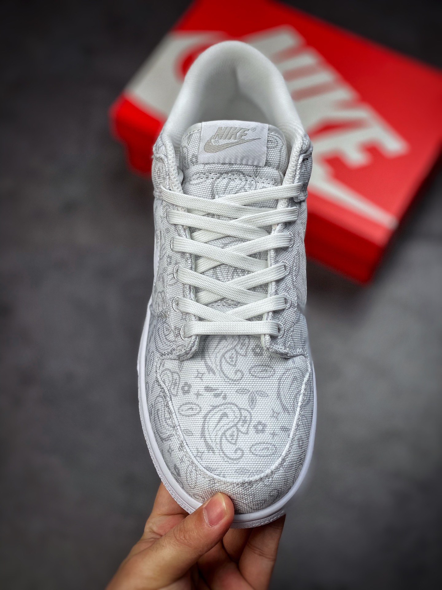 300 Nike Dunk Low White Paisley 白色 腰果花  DJ9955-100