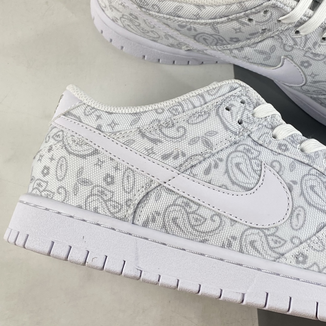 P300 Nike Dunk Low ESS ”White Paisley” 白色腰果花帆布 SB板鞋 DJ9955-100