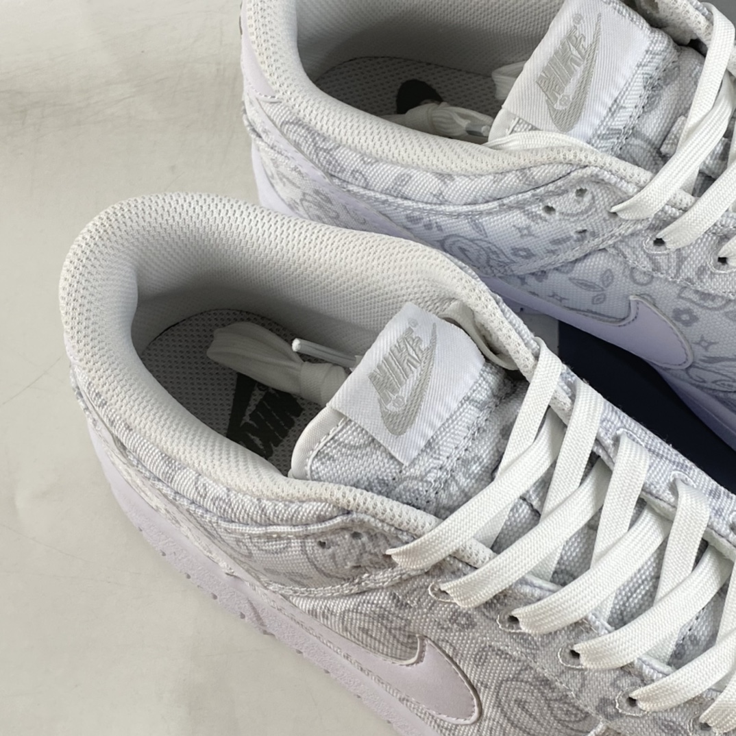 P300 Nike Dunk Low ESS ”White Paisley” 白色腰果花帆布 SB板鞋 DJ9955-100