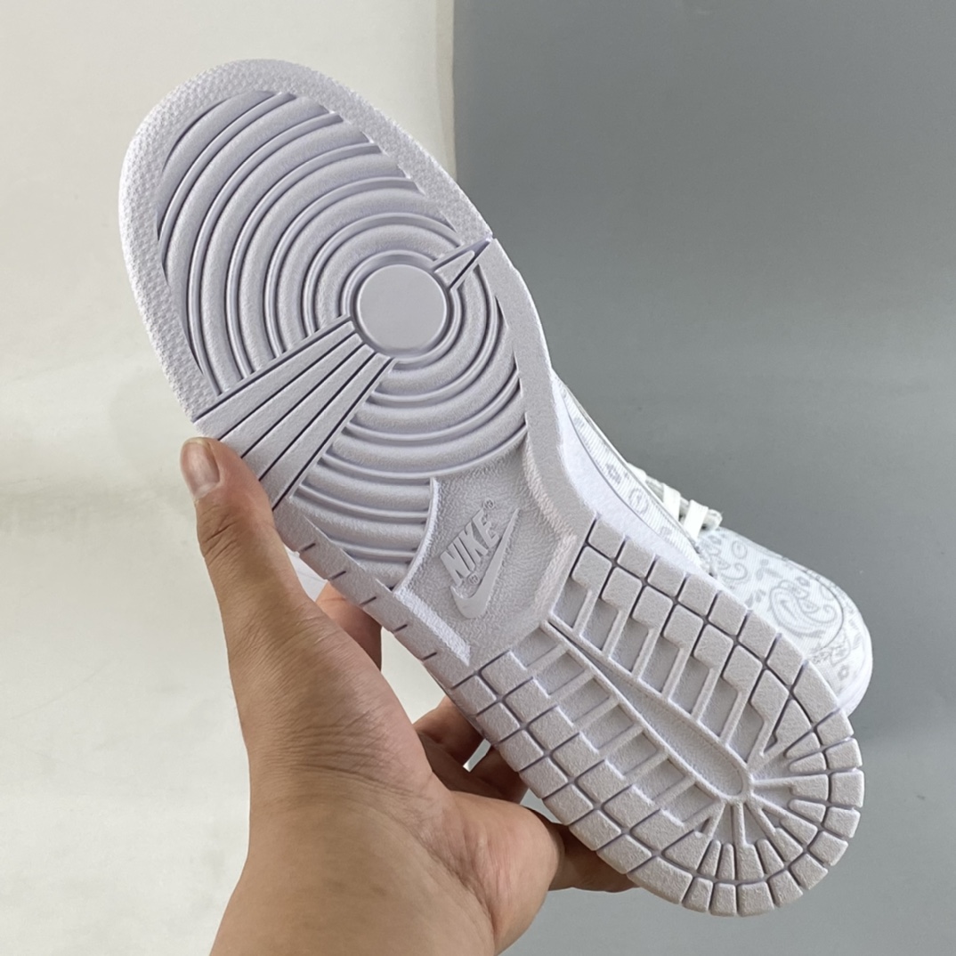 P300 Nike Dunk Low ESS ”White Paisley” 白色腰果花帆布 SB板鞋 DJ9955-100