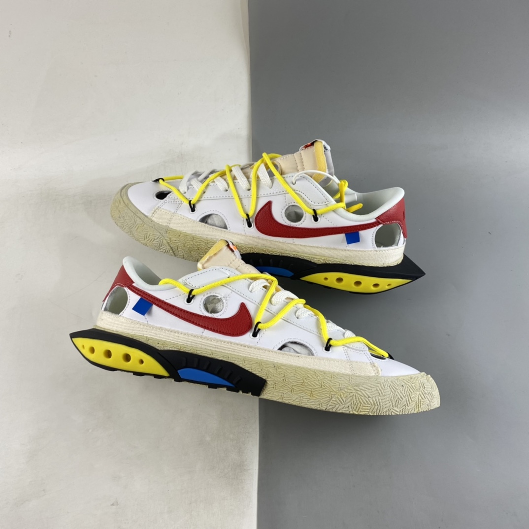 P240 OF x Nike Blazer Low 联名款全新解构风开拓者低帮板鞋 DM7901-200