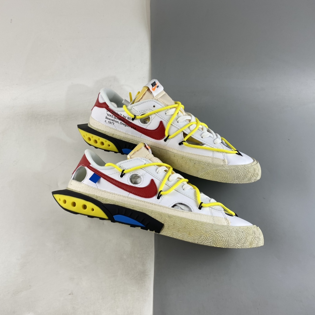 P240 OF x Nike Blazer Low 联名款全新解构风开拓者低帮板鞋 DM7901-200