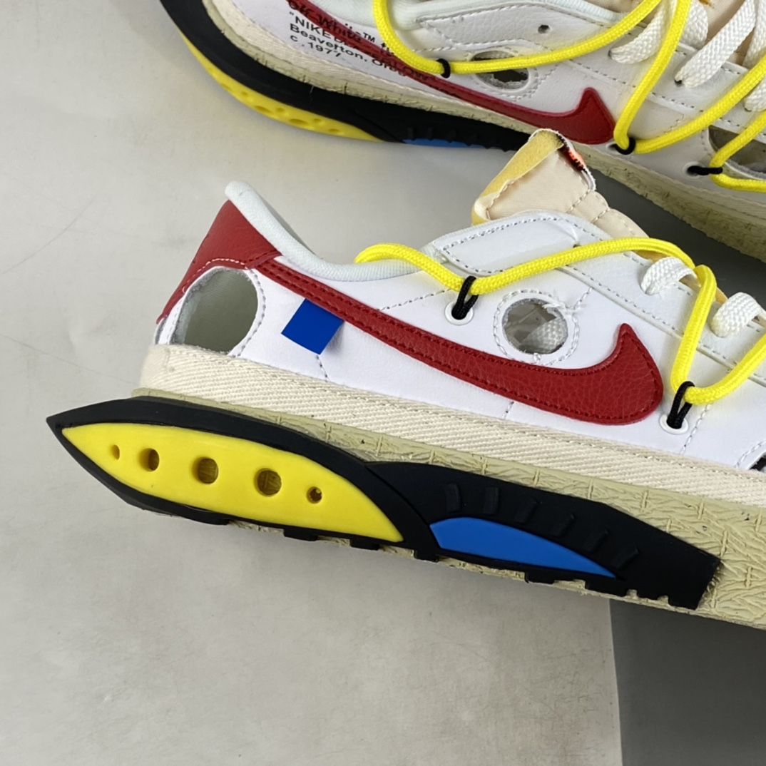P240 OF x Nike Blazer Low 联名款全新解构风开拓者低帮板鞋 DM7901-200