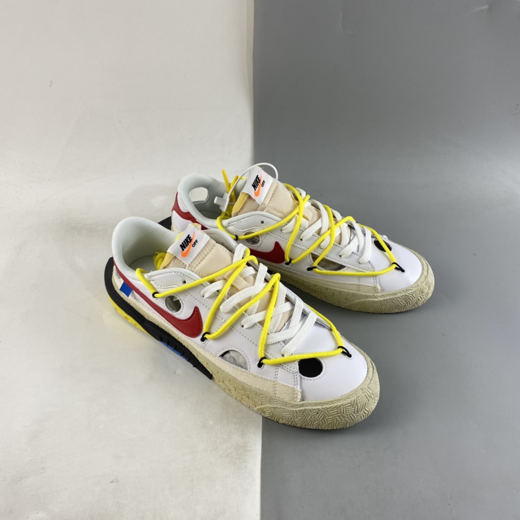 P240 OF x Nike Blazer Low 联名款全新解构风开拓者低帮板鞋 DM7901-200