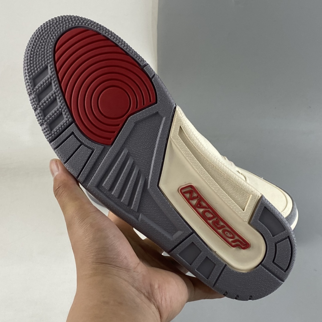 P240 Air Jordan 3 ”Muslin” AJ3 乔3水泥灰色帆布 篮球鞋 DH7139-100