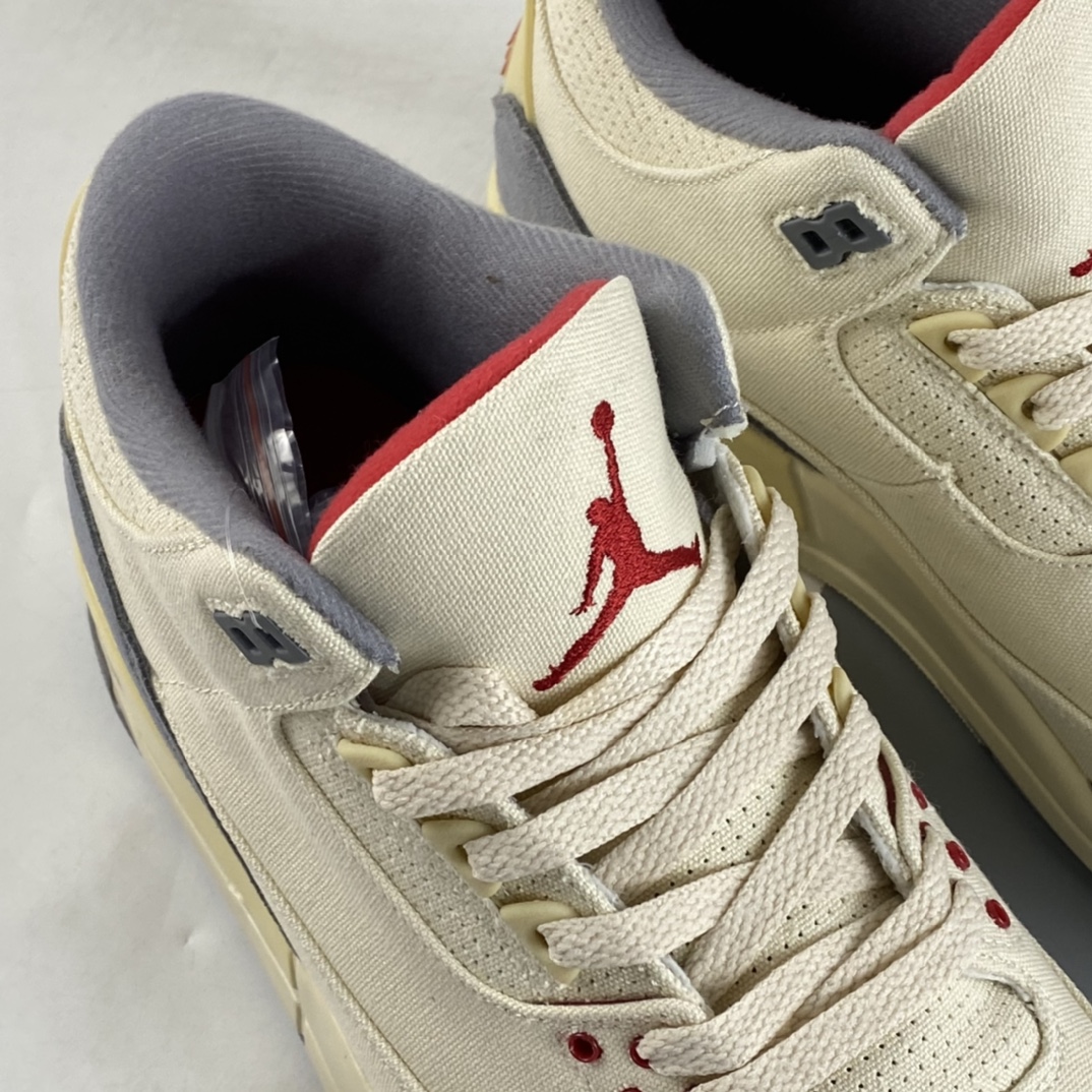 P240 Air Jordan 3 ”Muslin” AJ3 乔3水泥灰色帆布 篮球鞋 DH7139-100