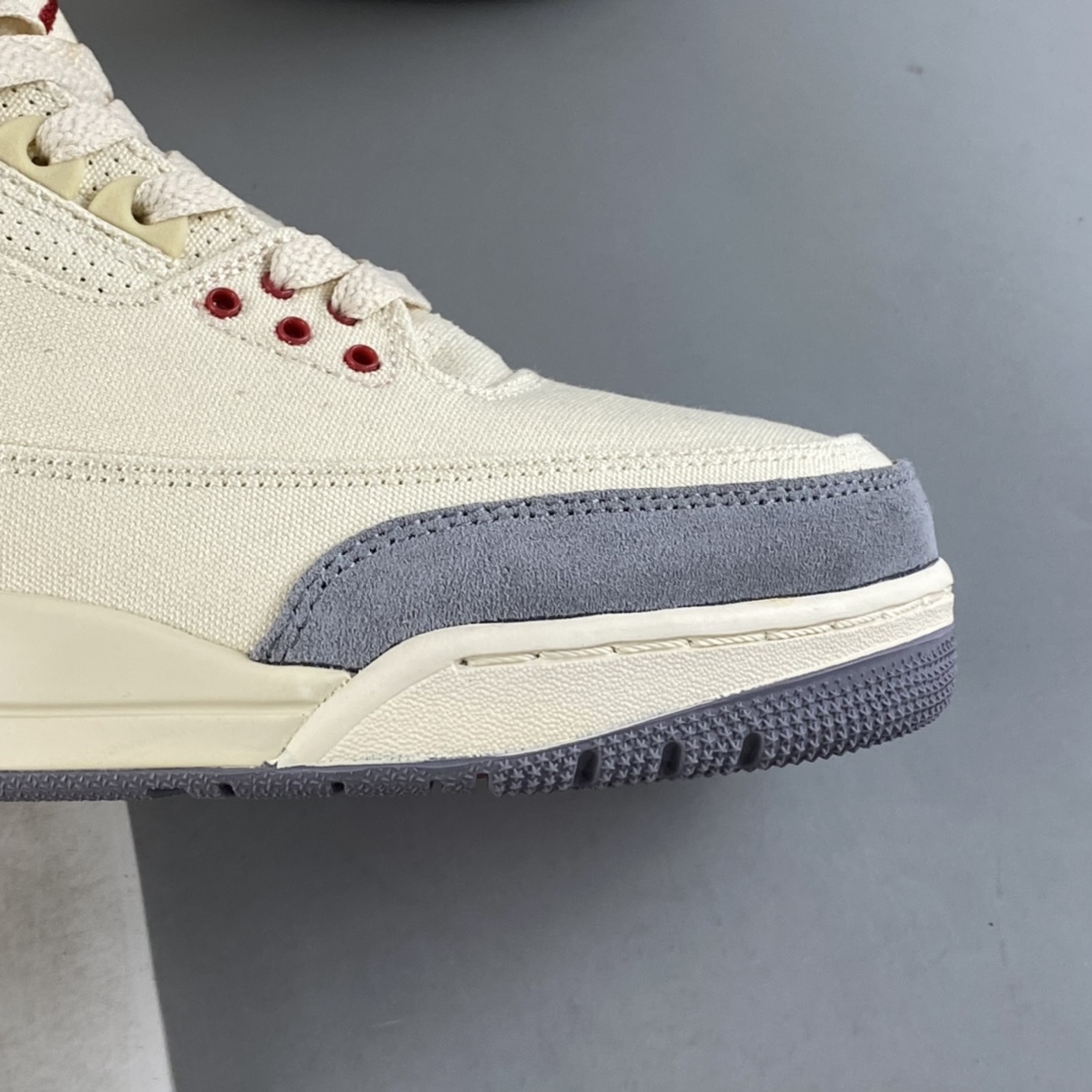 P240 Air Jordan 3 ”Muslin” AJ3 乔3水泥灰色帆布 篮球鞋 DH7139-100