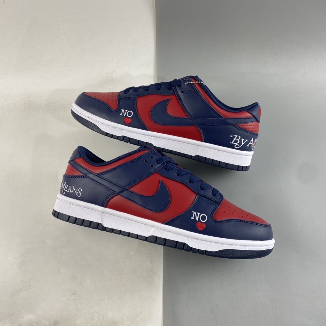 P340 Supreme x Nike SB Dunk Low 联名款SB低帮运动休闲板鞋 DO7412-982