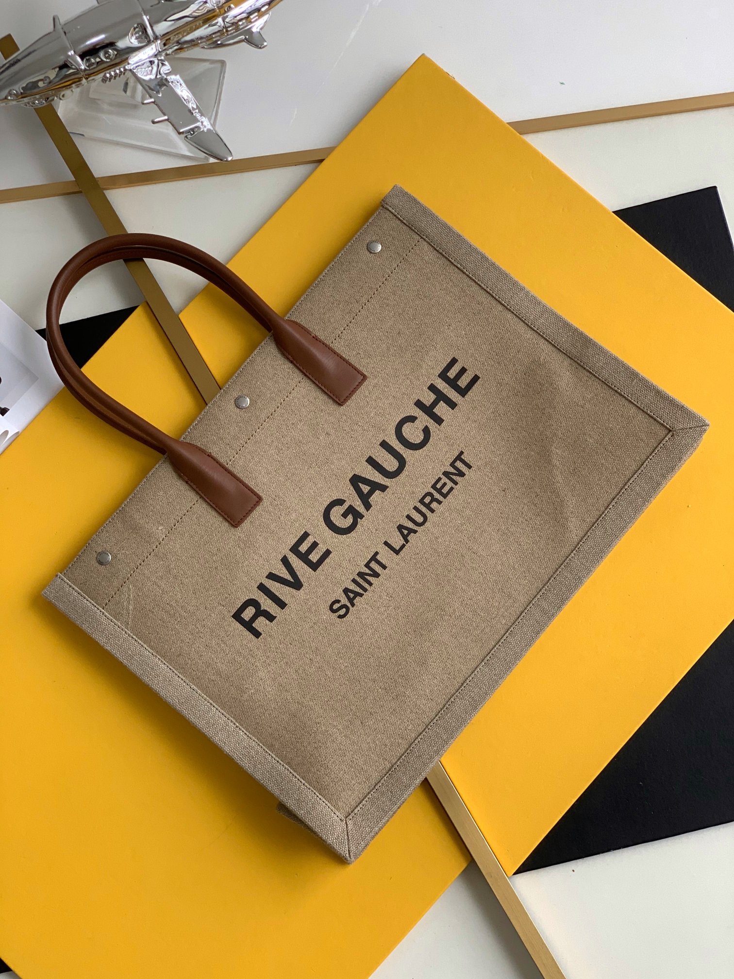 RIVE GAUCHE 托特包 防水麻布 购物袋