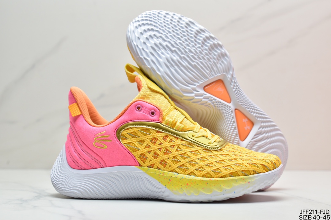 175 Under Armour Curry 9"Surprise Flow"库里9代专业室内文化运动篮球鞋“芝麻街联名”