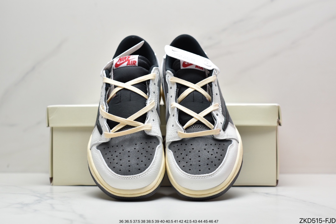 270 Travis Scott x Fragment x Air Jordan 1 Low“Military Blue” 低帮 DM7866