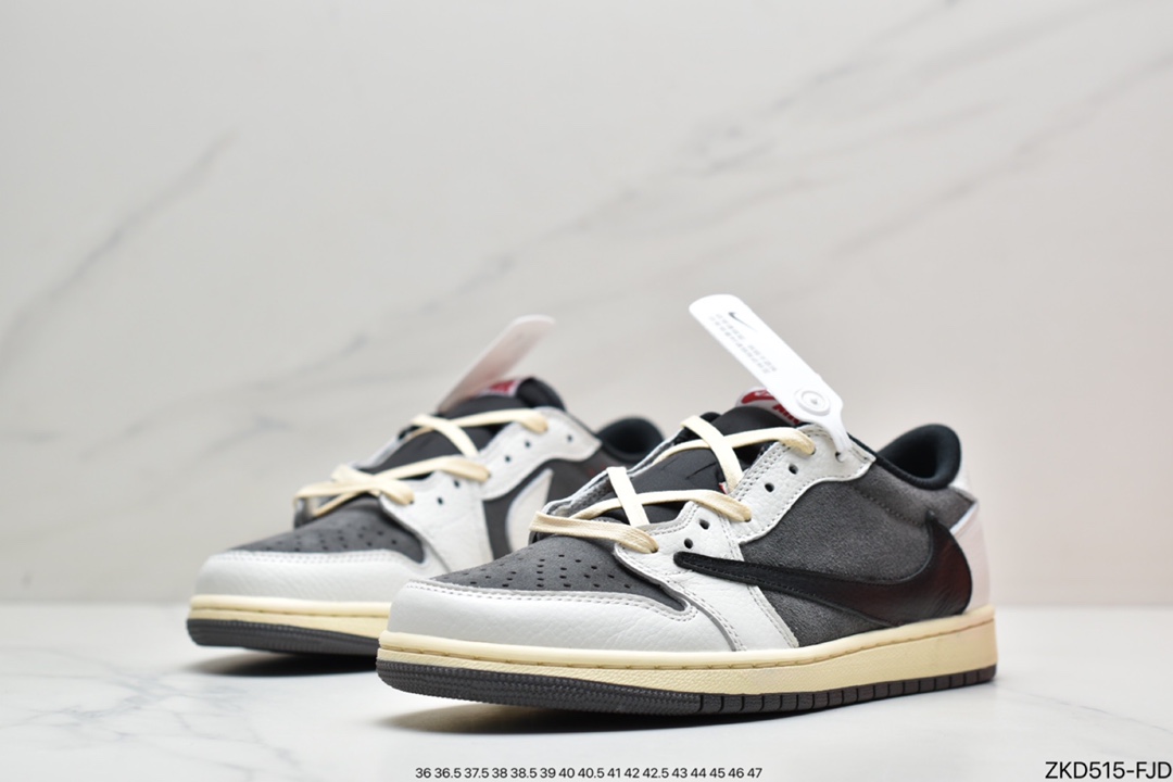 270 Travis Scott x Fragment x Air Jordan 1 Low“Military Blue” 低帮 DM7866