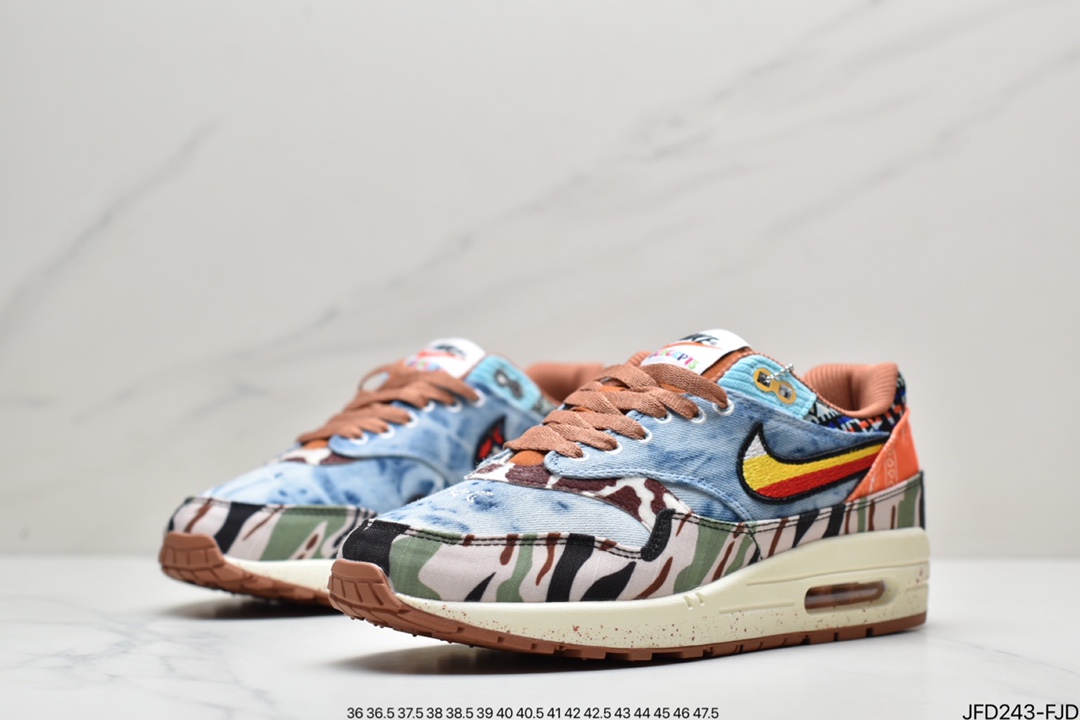 170 Patta x Nike Air Max 1“Monarch”复古休闲跑步鞋DR0448