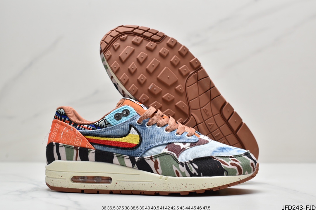 170 Patta x Nike Air Max 1“Monarch”复古休闲跑步鞋DR0448