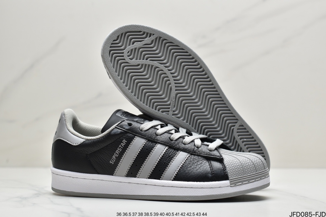 170 阿迪达斯Adidas Originals Superstar"贝壳头经典百搭休闲运动板鞋 EG4962