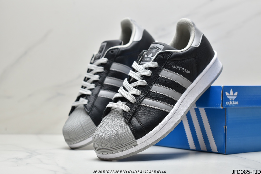 170 阿迪达斯Adidas Originals Superstar"贝壳头经典百搭休闲运动板鞋 EG4962