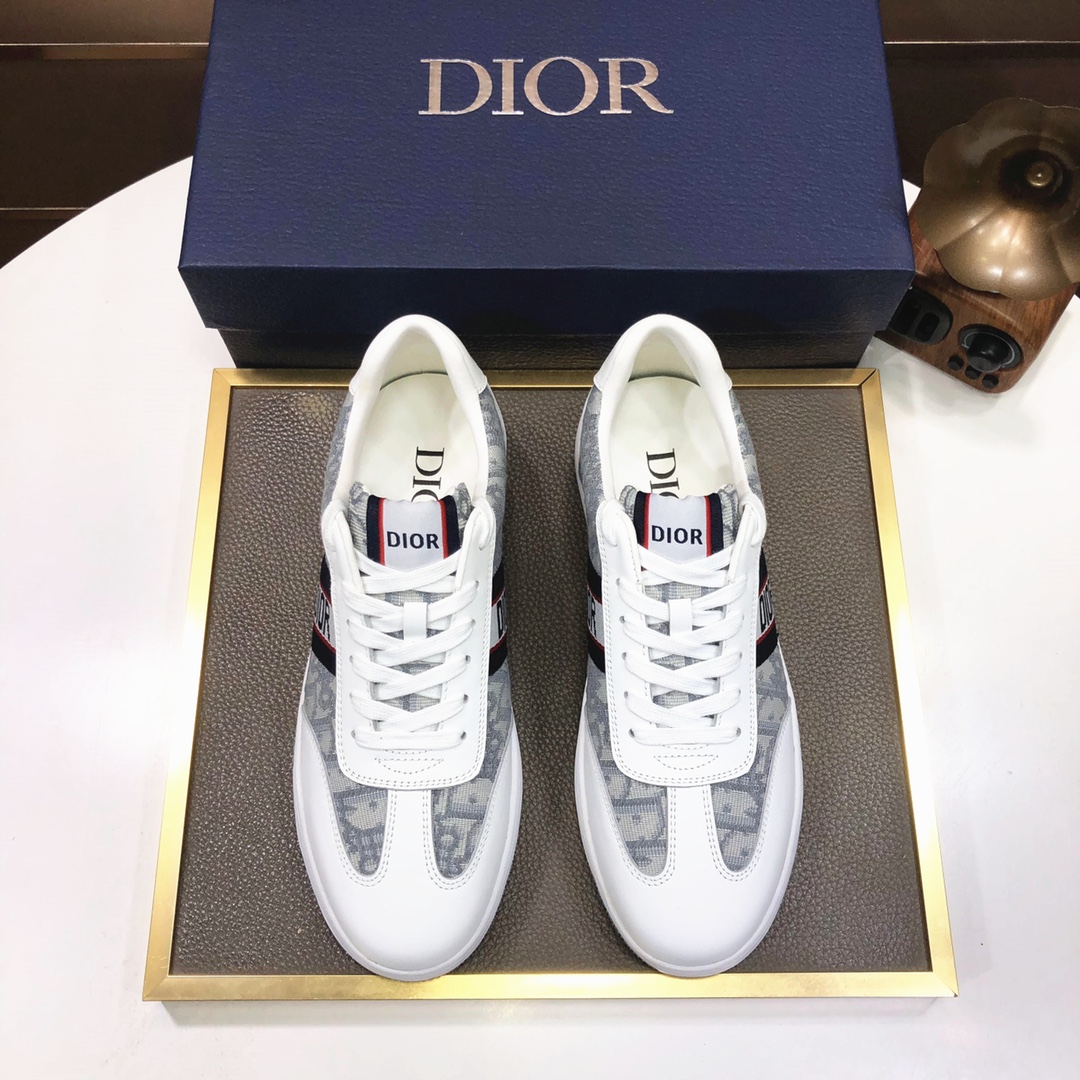 J0 Dior 迪奥 官网全球首发 🔝男鞋高端品牌 最新力作：意大利进口原版专用布面料+丝绸牛皮+进口透气网内里 原版PU橡胶组合大底 柔软舒适，让行走更加便捷舒适