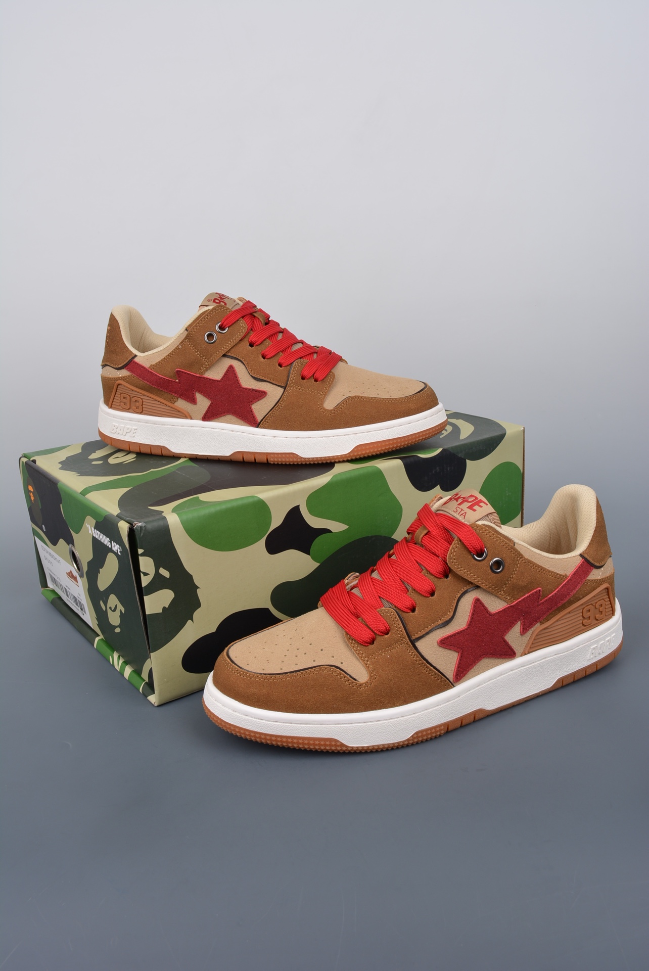 Bape Sta Sk8 creado por humanos para Nigo, el padrino de moda Nigo Ape Man Head, techo rentable👏