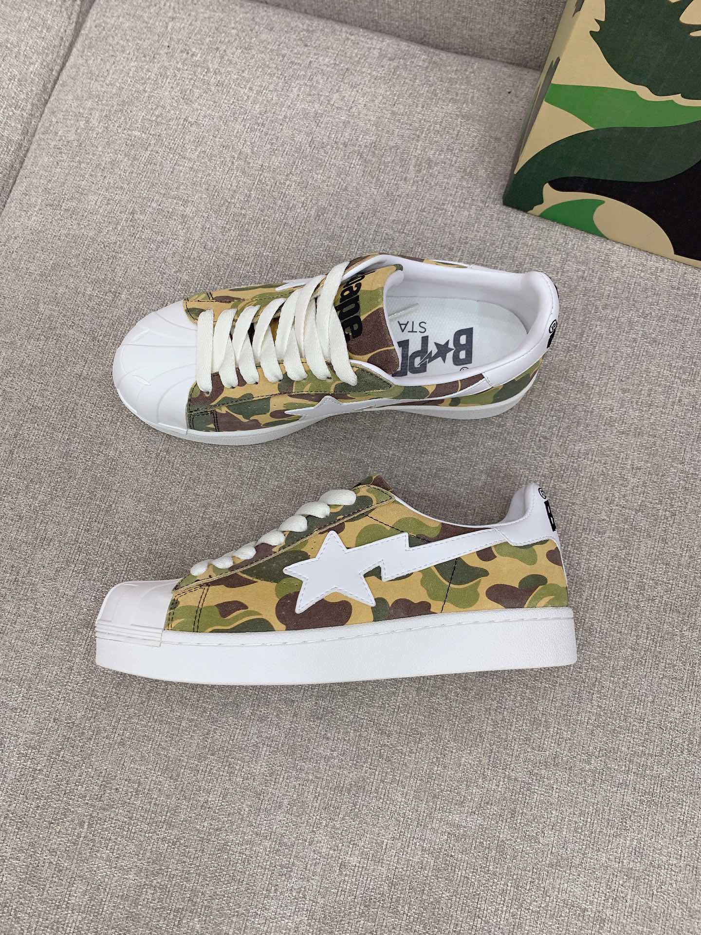 New Bathing Ape Shellhead Recreational Shoes, Fabric & Sheep Skin, Sizes 35-39, $650. - 图片 3