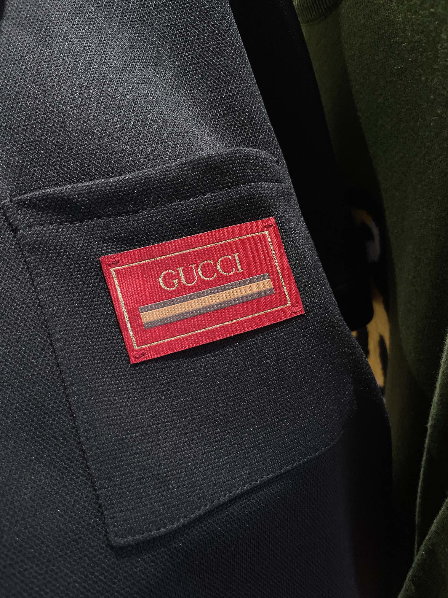 Gucci 22SS🖤徽标翻领Polo衫