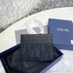 Dior Wallet Card pack Black Oblique