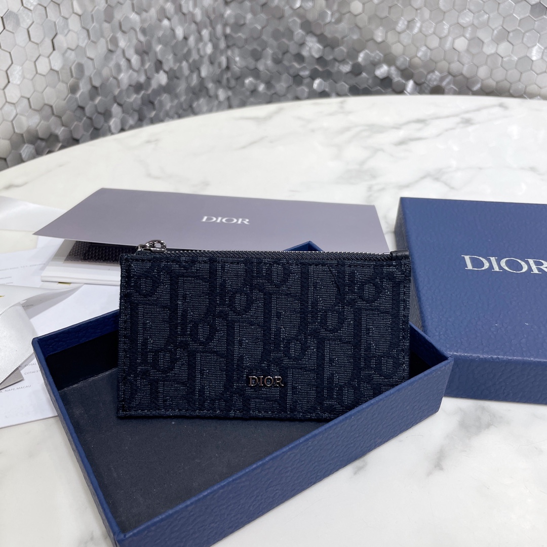 Online From China
 Dior Wallet Card pack High Quality Replica
 Printing Cowhide Oblique