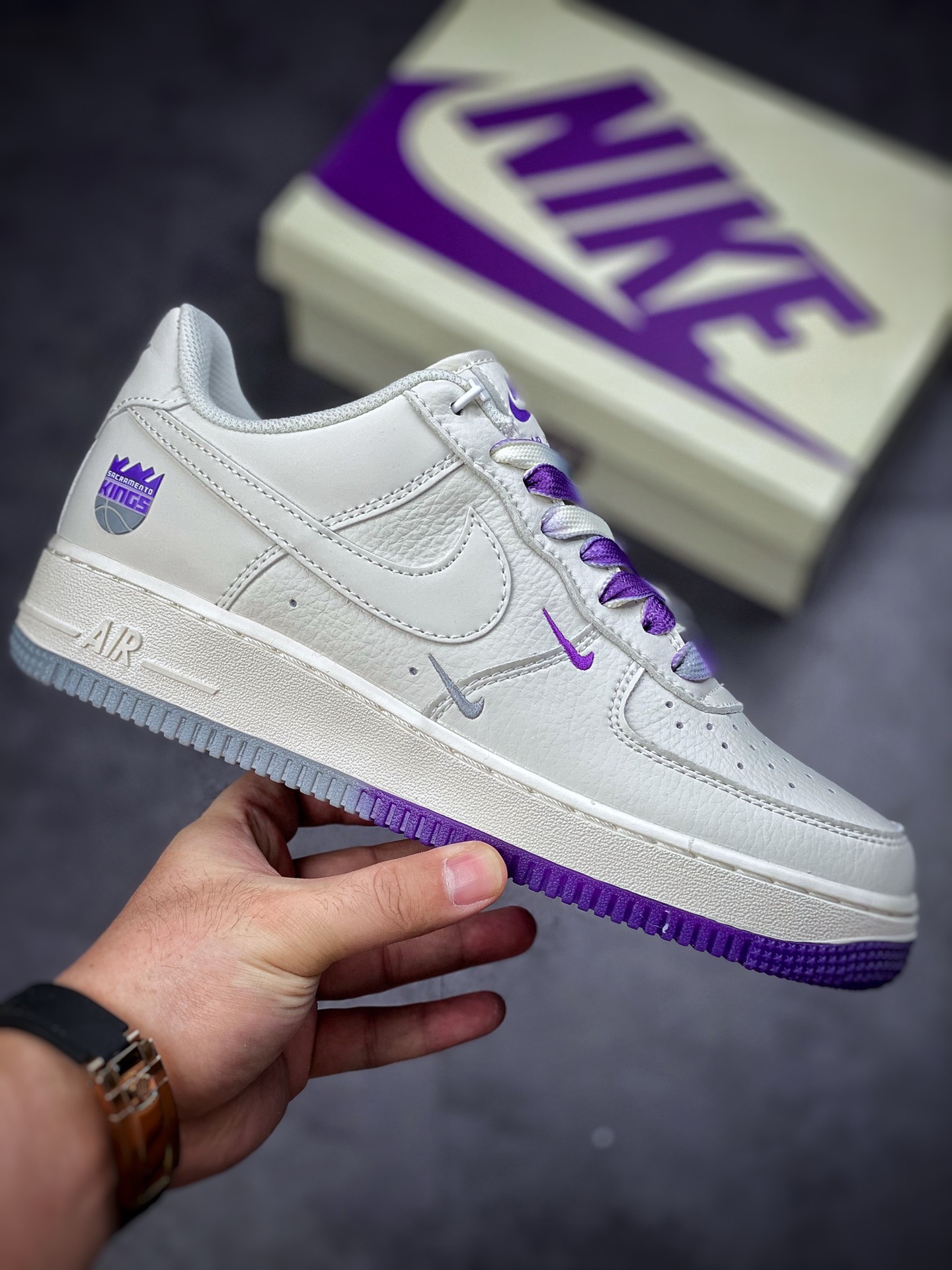 260 Nike Air Force 1 Low 07 串标白紫渐变NK6928-205